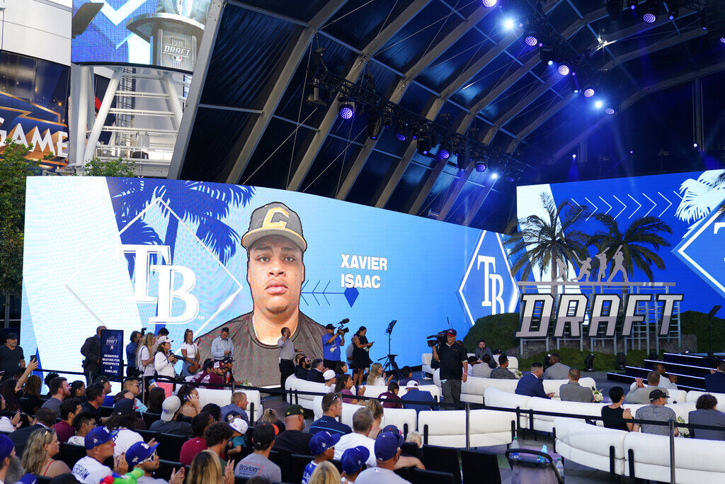 29. Tampa Bay Rays: Xavier Isaac, 1B, East Forsyth HS (NC)